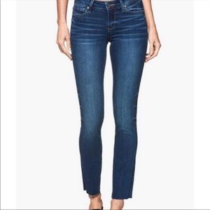 Paige | Skyline Ankle Peg In Distressed Size 30